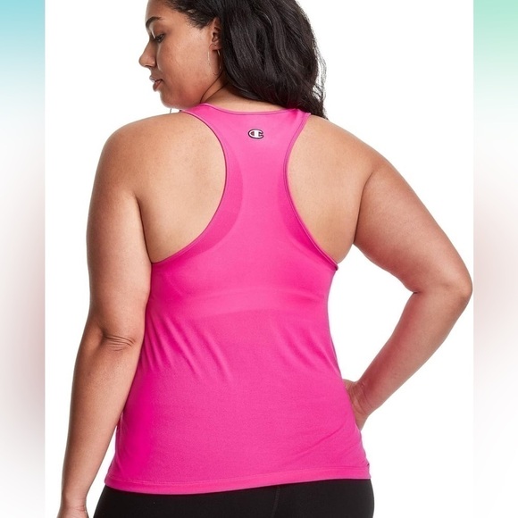 Women's Champion Plus Absolute Eco Racerback Tank Deep Forte Blue 4X - Picture 11 of 14